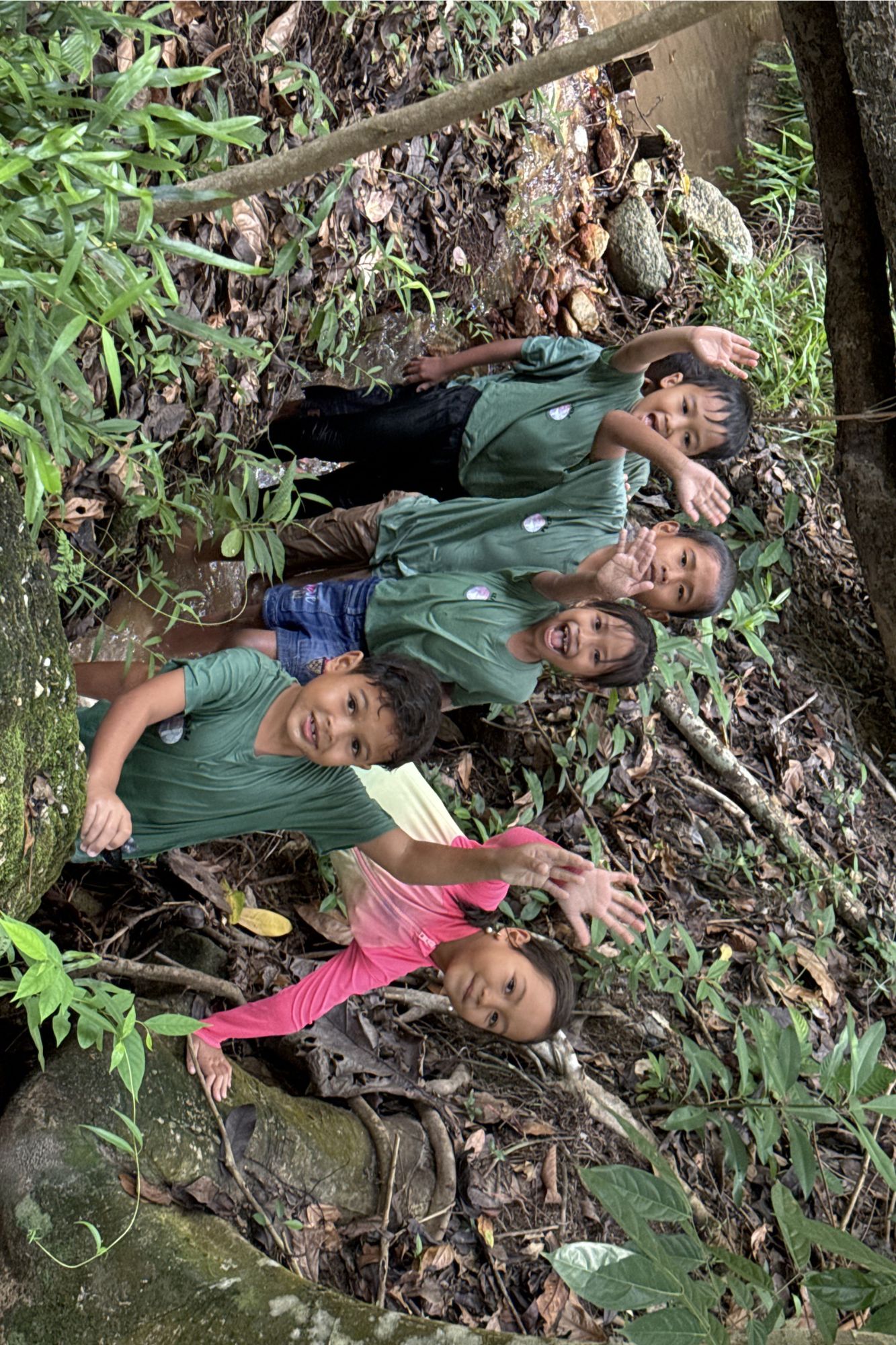 Kejora kids in the jungle